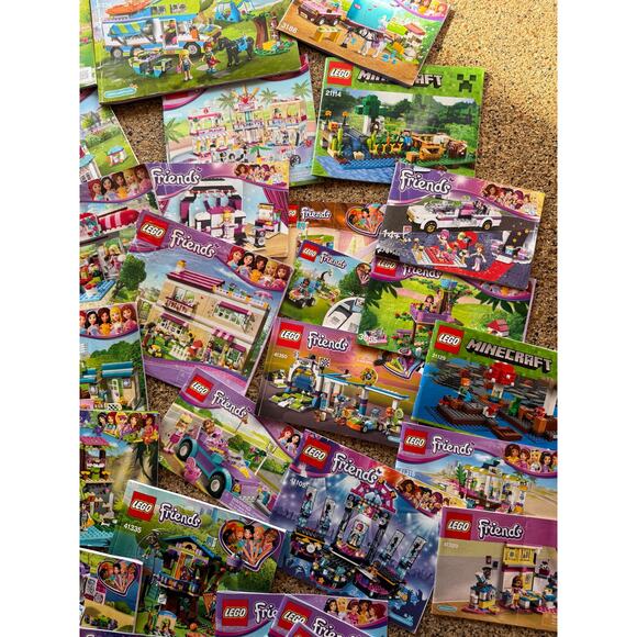 Huge Lot of Lego Friends Instruction Manuals brick building books - Picture 3 of 4